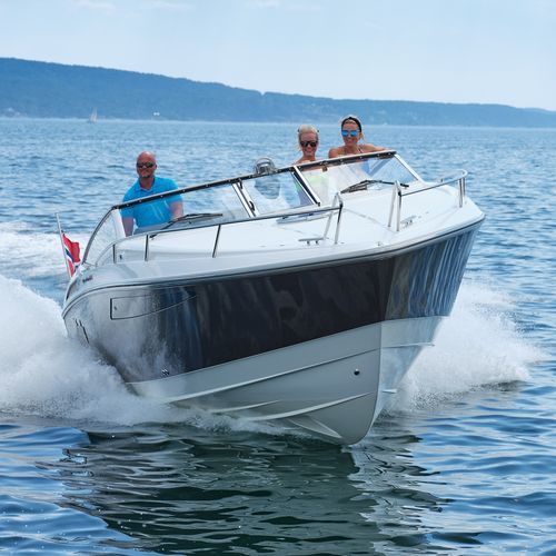 Barco cabinado intraborda - 32Grand ZondaRS - Windy - bimotor / open / con doble consola