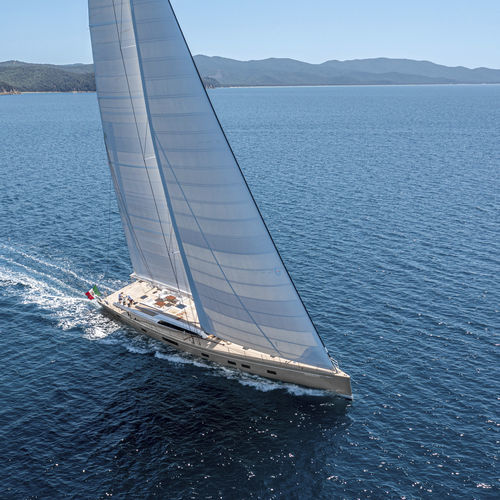 Superyate de vela de lujo de crucero - 120 - Nautor Swan - con 3 camarotes / con popa abierta / sloop