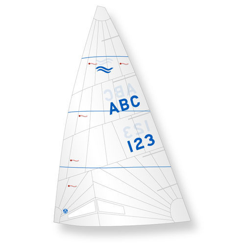 Vela mayor - GS-1 - North Sails Sailmaking - para monotipo / de carbono / FINN