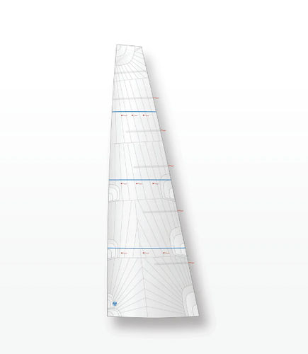 Vela mayor - SQUARE TOP - North Sails Sailmaking - para velero de crucero / de poliéster / Dyneema®