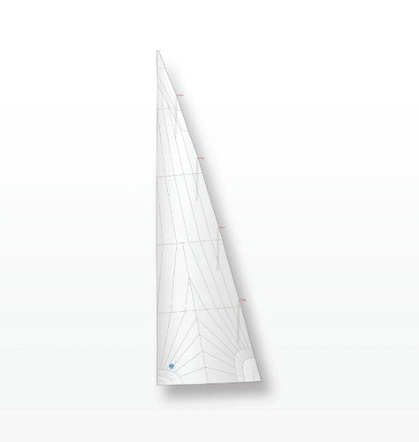 Vela mayor - North Sails Sailmaking - para velero de crucero / de poliéster / Dyneema®
