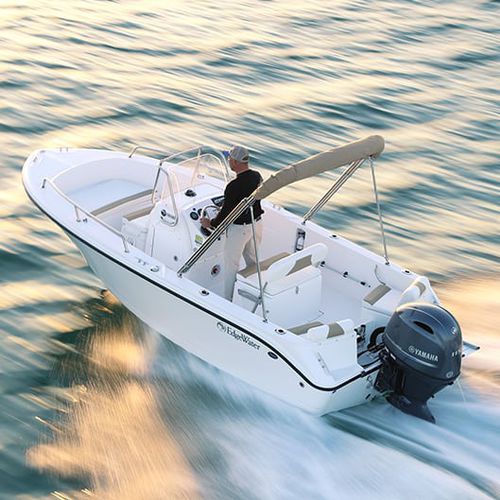 Barco open fueraborda - 170 CC - EdgeWater Power Boats - con consola central / de pesca deportiva / 6 personas máx.