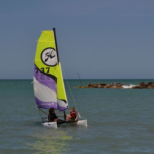 Catamarán deportivo de recreo - CATSY - Hobie Cat USA - para escuela / para niños