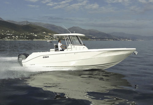 Barco open fueraborda - OSIA 315 - Capelli - bimotor / con consola central / de pesca deportiva