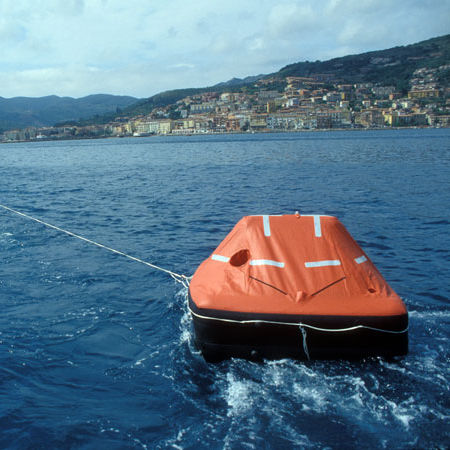 Balsa salvavidas para barco - Eurovinil - costero / para 6 personas / para 4 personas