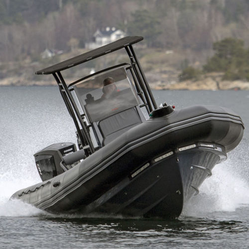 Embarcación neumática fueraborda - PRO 850 - ZODIAC - bimotor / RIB / con consola central