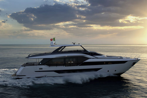 Yate a motor de crucero - 940 - Ferretti Yachts - con fly / V-drive