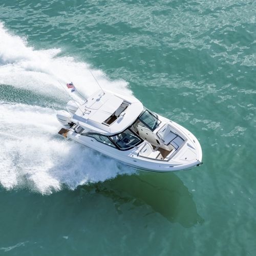 Barco cabinado fueraborda - 34LX - Tiara Yachts - bimotor / con hard-top / con doble consola