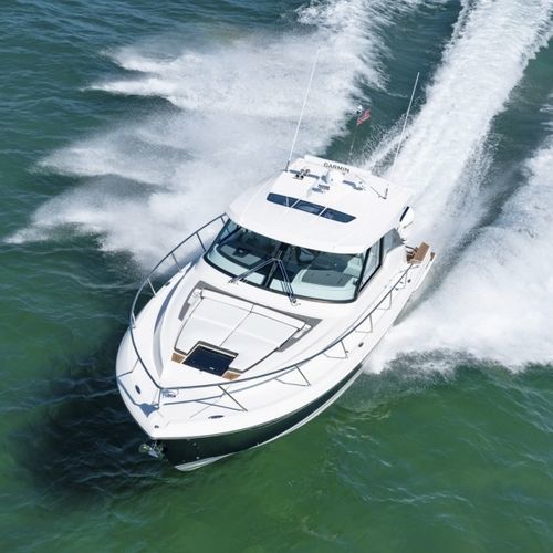 Barco cabinado fueraborda - 43LE - Tiara Yachts - bimotor / con hard-top / de deporte