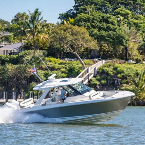 Barco cabinado fueraborda - 34LS - Tiara Yachts - bimotor / con hard-top / bow-rider