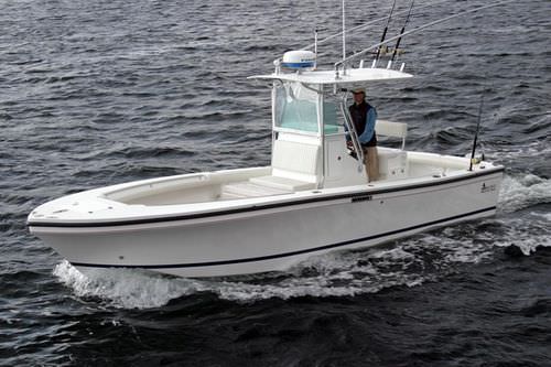Barco open intraborda - 26 CENTER CONSOLE - Albin Marine - de pesca deportiva / con T-top