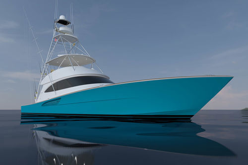Yate a motor de pesca deportiva - 70 C - Viking Yachts - de crucero oceánico / convertible / con fly