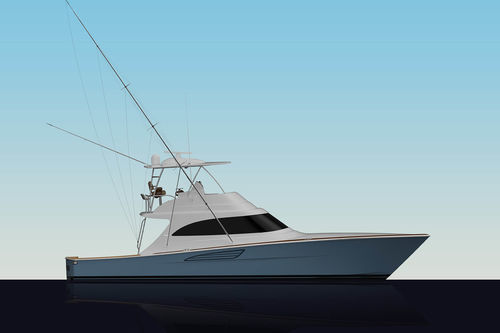 Yate a motor de pesca deportiva - 50 BF - Viking Yachts - offshore / convertible / con fly