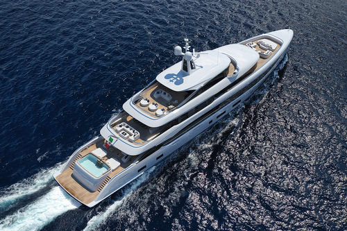 Megayate de crucero - B.NOW 60M - Benetti - raised pilothouse / proa vertical / con piscina