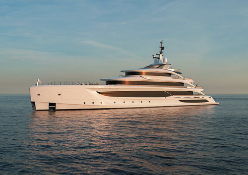 Megayate de crucero - B.CENTURY 68M - Benetti - raised pilothouse / con 7 camarotes / proa vertical