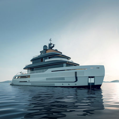 Superyate de crucero - B.Yond 40M - Benetti - raised pilothouse / híbrido / con 5 camarotes