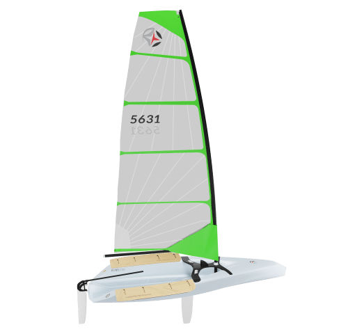 Barco de vela ligera individual - PORTSTAR - Laser Performance - skiff / de regata / con dos trapecios