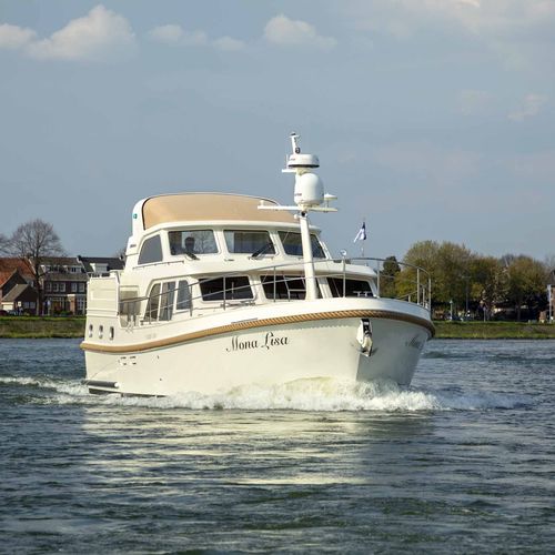 Barco cabinado intraborda - 450 AC Variotop - Linssen Yachts B.V. - diésel / bimotor / con fly cerrado