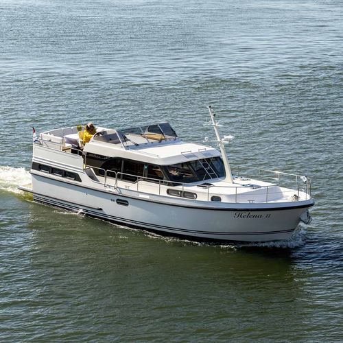 Barco cabinado intraborda - 40 SL AC - Linssen Yachts B.V. - con fly / de acero / con 2 camarotes