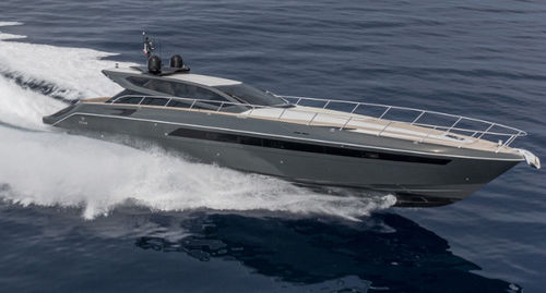 Yate a motor de crucero - 70' HT - Otam - de alta eficacia / con hard-top / con 3 camarotes