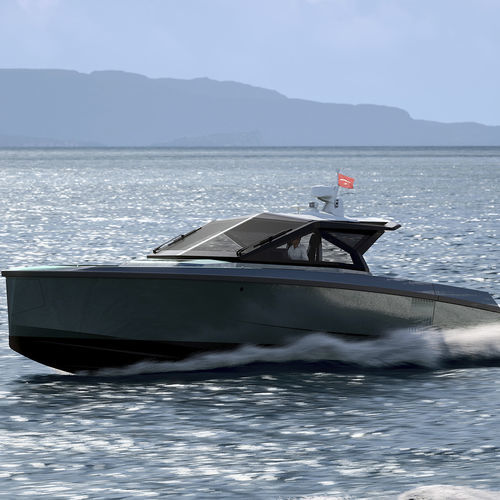 Barco cabinado intraborda - 50 - Wally - bimotor / con hard-top / IPS
