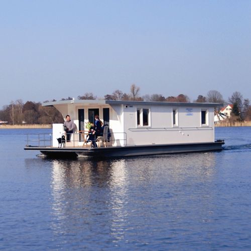 Barco casa intraborda - H2home 1150 - Pedro-Boat - fueraborda / fluvial / con solárium