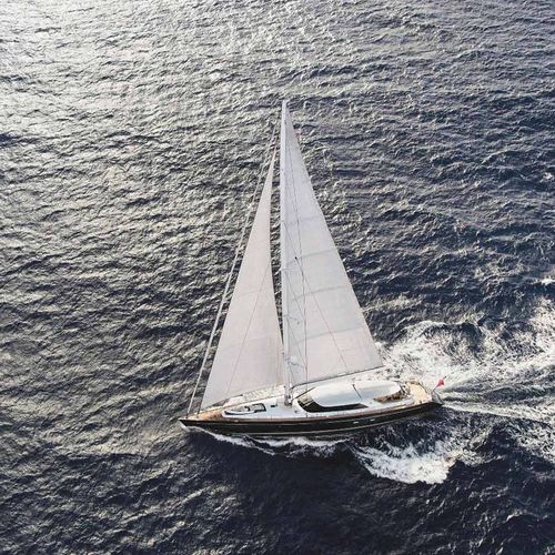 Superyate de vela de lujo de crucero - STATE OF GRACE - Perini Navi - clásico / con 3 camarotes / con deck saloon