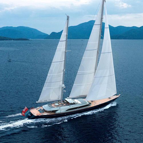 Superyate de vela de lujo de crucero - MELEK - Perini Navi - con 5 camarotes / con deck saloon / de aluminio