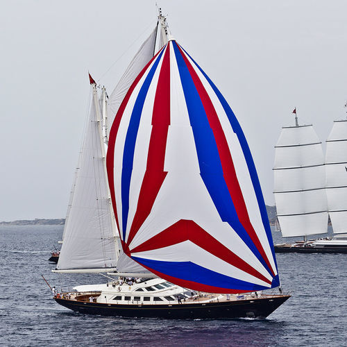 Superyate de vela de lujo de crucero - PRINCIPESSA VAIVIA - Perini Navi - con caseta de timón / de aluminio / queche
