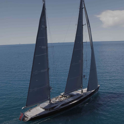 Superyate de vela de lujo de crucero - BADIS - Perini Navi - de crucero oceánico / con 6 camarotes / con 12 literas