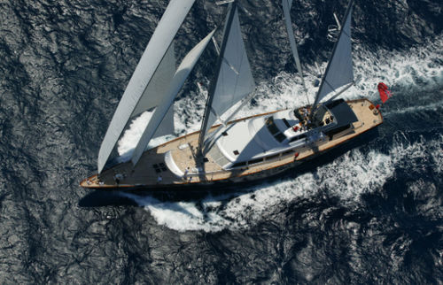 Superyate de vela de lujo de crucero - PAZ - Perini Navi - de crucero oceánico / con fly / de acero