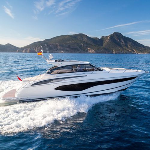 Yate a motor de crucero - V50 - Princess - con hard-top / con deck saloon / con 2 camarotes