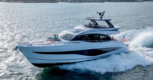 Yate a motor de crucero - S74 - Princess - con fly / con 4 camarotes