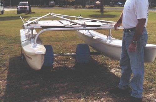 Carro de varada - TIGER TRAX - American Sail - para multicasco deportivo