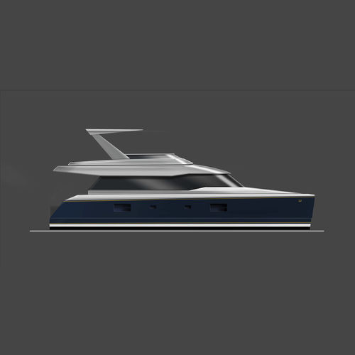 Yate a motor catamarán - W 50 - Warwick Yacht Design - de crucero / con caseta de timón / con 4 camarotes