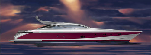 Superyate de deporte - W 130 - Warwick Yacht Design - con hard-top / con 4 camarotes / de desplazamiento