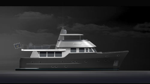 Yate a motor para expedición - W 65 - Warwick Yacht Design - explorer / con fly / con 4 camarotes
