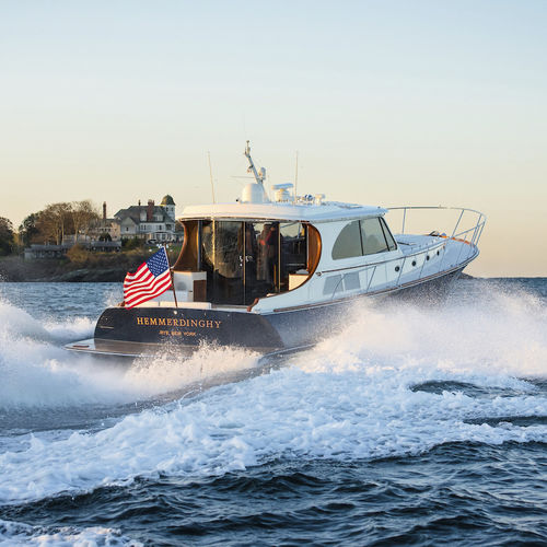 Yate a motor de crucero - TALARIA 55 - Hinckley - lobster / con caseta de timón / hidrojet