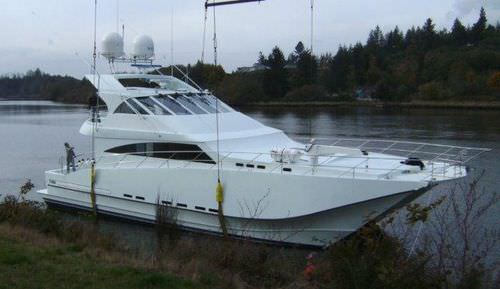 Yate a motor catamarán - Pedigree Cats 65' - Pedigree Cats - de pesca deportiva / con fly cerrado / casco de planeo