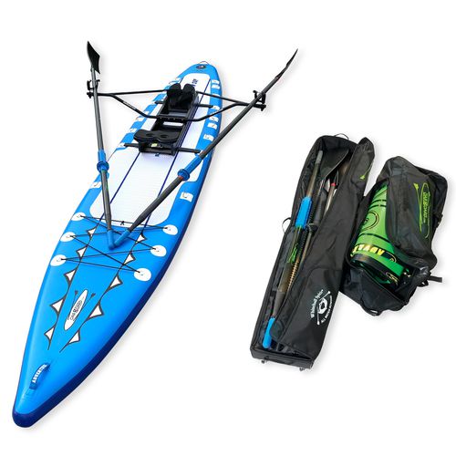 Tabla de SUP hinchable - Adventure Row 16’ Combo Package (Single) (Blue) - Whitehall Rowing & Sail - allround / de paseo / para adulto