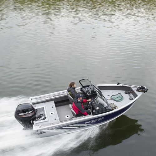 Bay boat fueraborda - Pro Mag 162 - Smoker Craft - con doble consola / de pesca deportiva / de aluminio