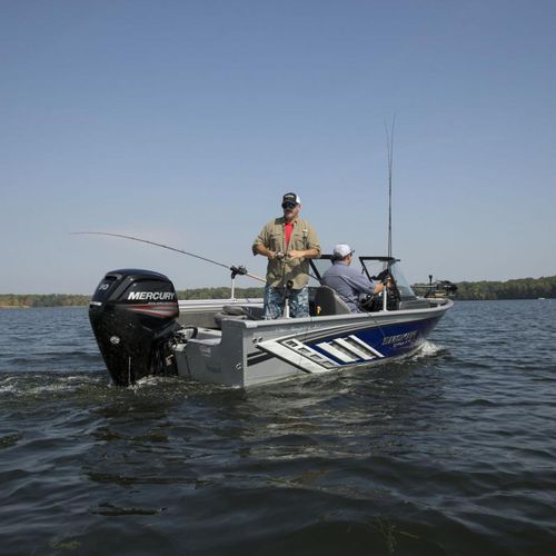 Bay boat fueraborda - Pro Angler XL 161 XL  - Smoker Craft - con consola lateral / de pesca deportiva / de aluminio