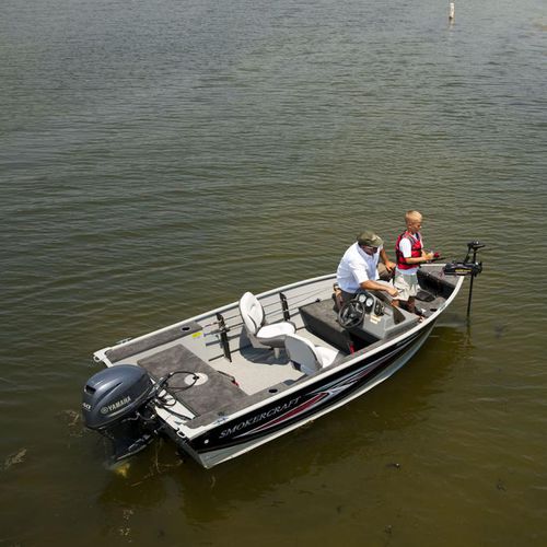 Bay boat fueraborda - Resorter 151 - Smoker Craft - con consola lateral / de pesca deportiva / 4 personas máx.