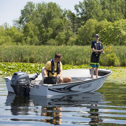 Bote fueraborda - Angler 14 T - Smoker Craft - open / de pesca deportiva / 4 personas máx.