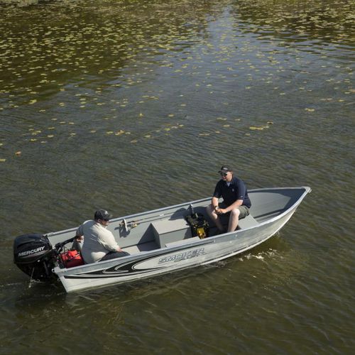 Bote fueraborda - Alaskan 15 DLX - Smoker Craft - open / de pesca deportiva / 4 personas máx.