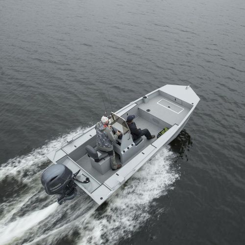 Bay boat fueraborda - Sportsman 1872 Pro - Smoker Craft - con consola lateral / de pesca deportiva / 6 personas máx.