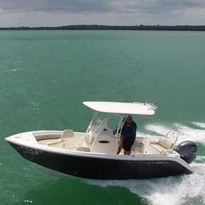Barco open fueraborda - 220CC - Cobia - con consola central / de pesca deportiva / 9 personas máx.