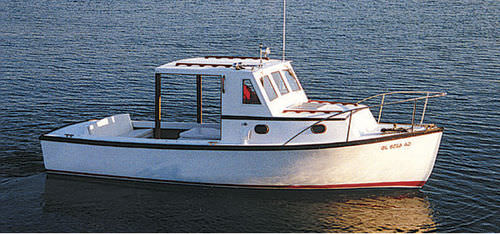 Cabin-cruiser intraborda - 24 LOBSTER YACHT - Ellis Boat - open / lobster