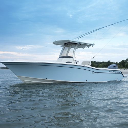 Barco open fueraborda - Fisherman 236 - Grady-White - con consola central / de pesca deportiva / 10 personas máx.