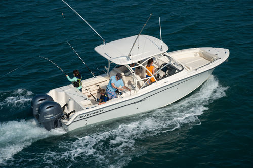 Runabout fueraborda - Freedom 275 - Grady-White - bimotor / bow-rider / con doble consola